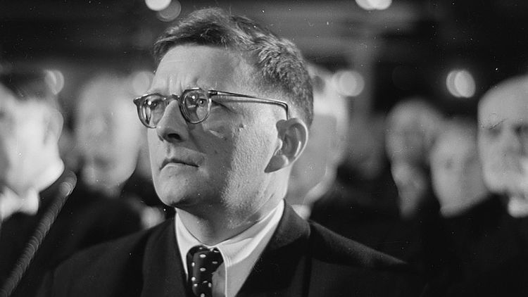 Dmitrij Sjostakovitsj i 1950.